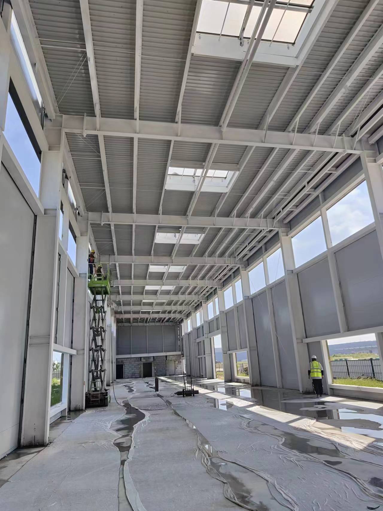 小鵬汽車鋼結構防火涂料施工圖 小鵬汽車鋼結構防火涂料施工圖